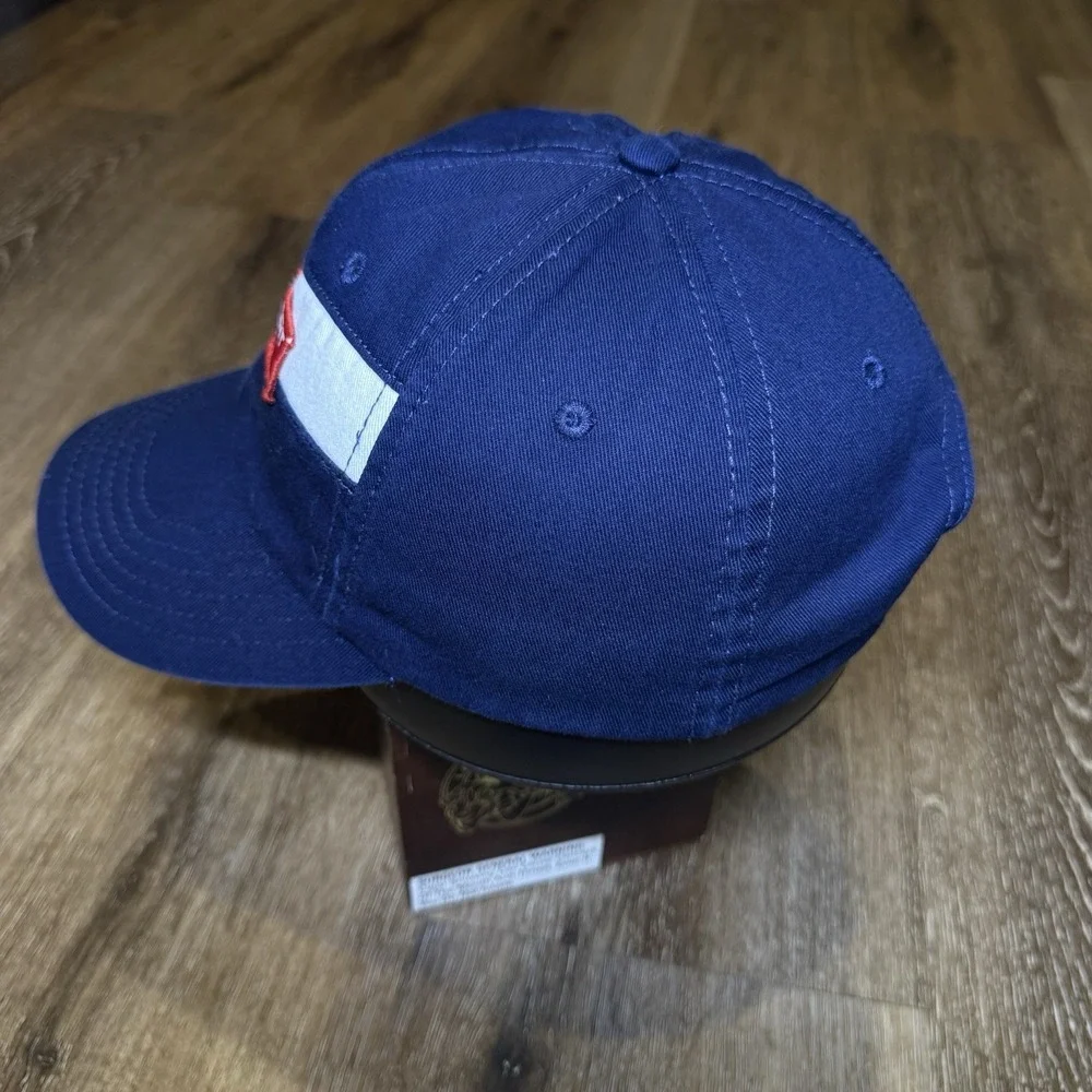 Dope Sport Hat Navy Blue White Red Yacht Sail‎ UK London Look Dad Cap